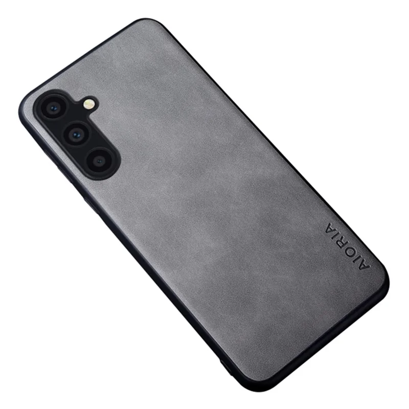 AIORIA For Samsung Galaxy A54 5G Cover Trendy Leather+PC+TPU Protective Case - Light Grey