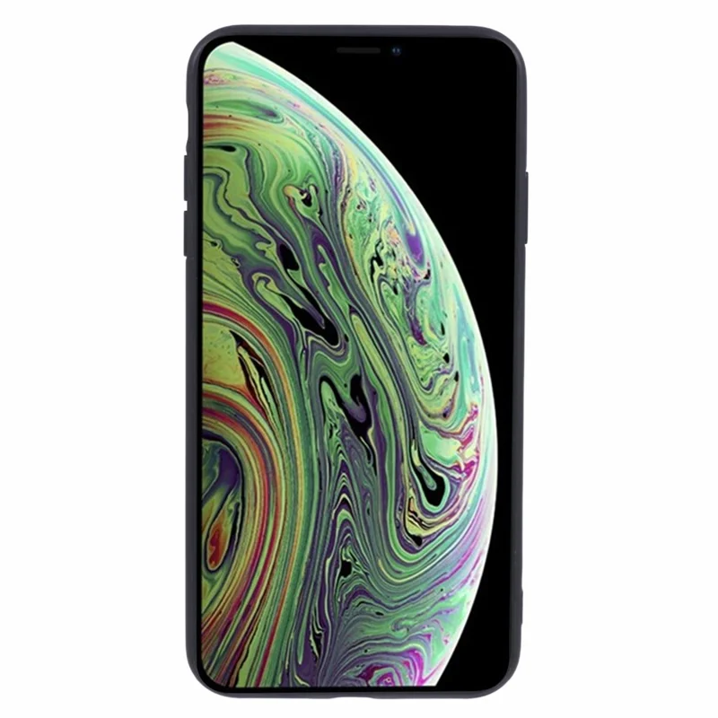 SUTENI H03 For iPhone XS Max Case PU Leather+TPU Drop Protection Phone Cover - Marrom