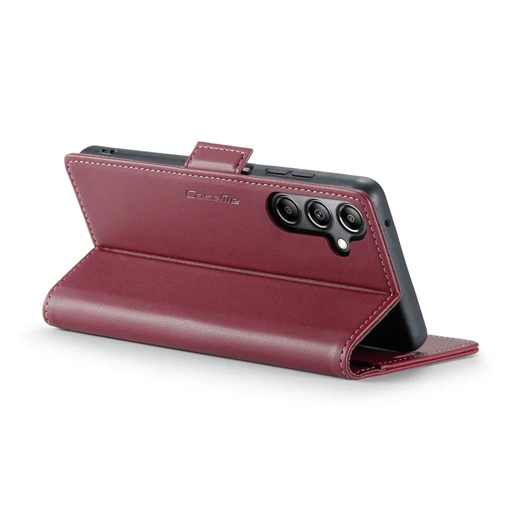 CASEME 023 Series Para Samsung Galaxy A05s 4G Caso RFID Bloqueando 3 Slots de Cartão Capa de Telefone - Vermelho