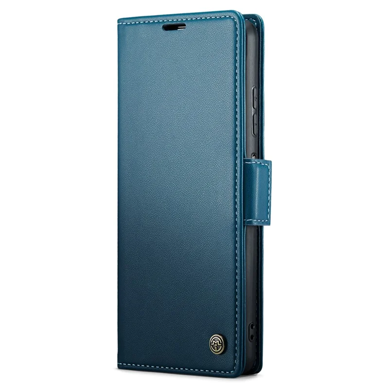 For Samsung Galaxy A05s 4G Leather Case CASEME 023 RFID Blocking 3 Card Slot Mobile Cover - Blue