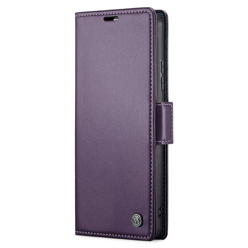 For Xiaomi 14 Magnetic Leather Case CASEME 023 RFID Blocking 3 Card Slot Mobile Cover - Purple