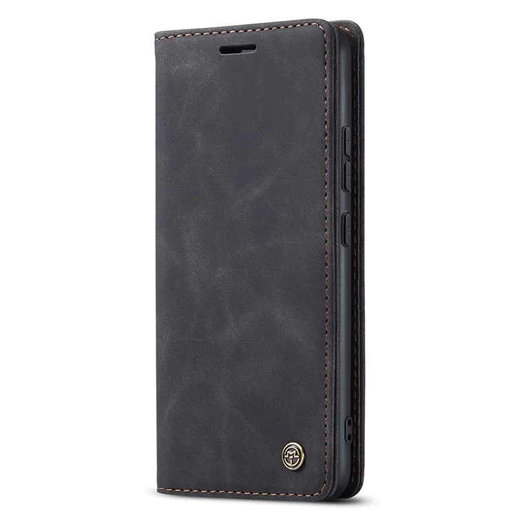 CASEME 013 Series For Xiaomi 14 Pro Case Leather Card Holder Phone Cover Business Style - Black