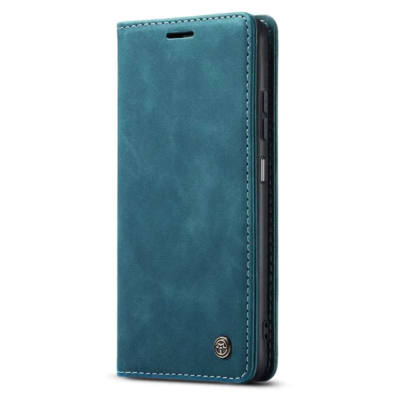 CASEME 013 Series For Samsung Galaxy A05s 4G Case Business Style View Flip Leather Phone Cover - Blue