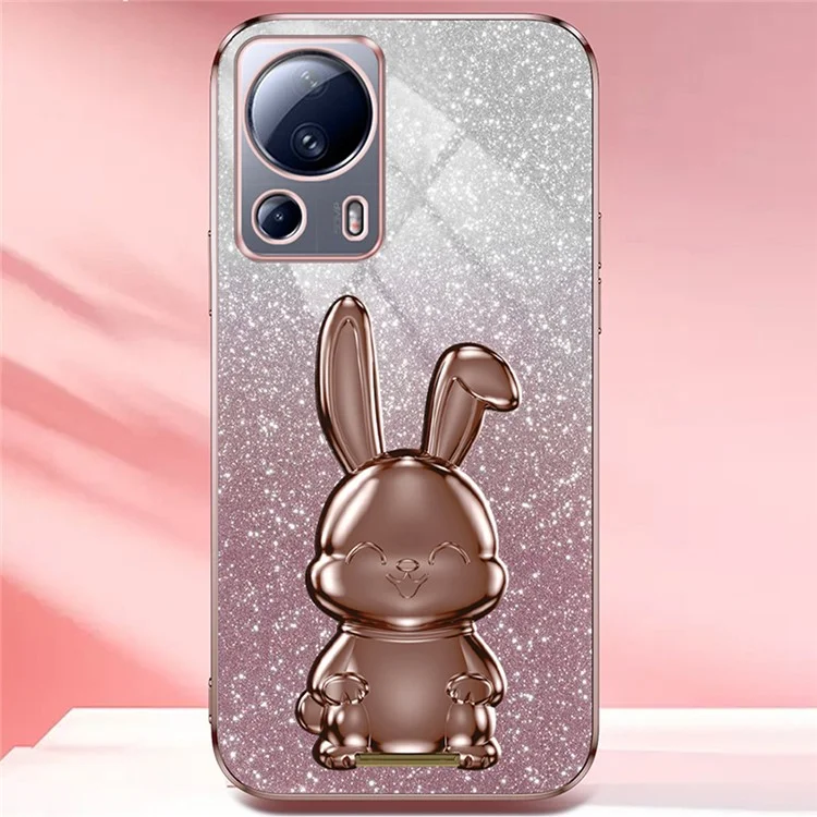 Per Xiaomi 13 Lite / Coperchio Pellaver Chivi 2 5G Case Slitter Rabbit - Rosa