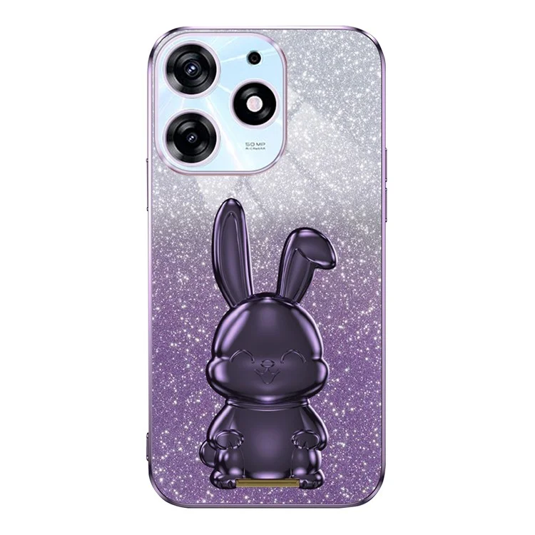 Capa de Telefone para TECNO Spark 10 Pro Case Slim-Fit PC+TPU - Púrpura