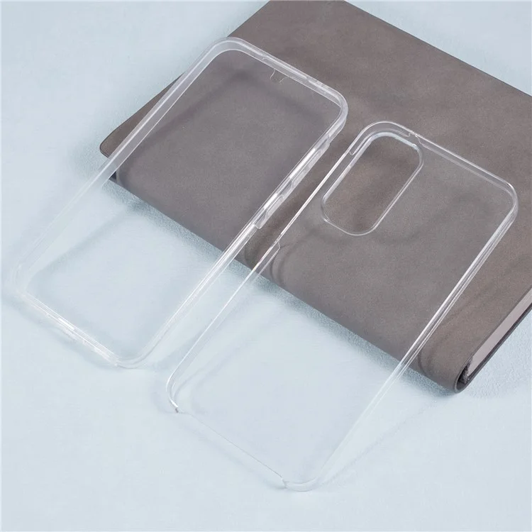 Per Samsung Galaxy A35 5G Cover Trasparente Acrilico + TPU Protezione totale Cover Telefono con Pellicola PET