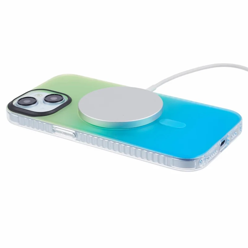 MP Series For iPhone 13 Compatible with MagSafe IMD TPU+Acrylic Phone Cover - Gradient Blue