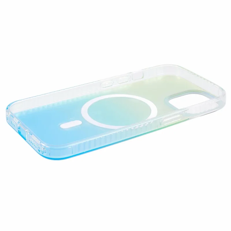 MP Series For iPhone 13 Compatible with MagSafe IMD TPU+Acrylic Phone Cover - Gradient Blue