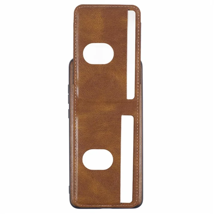 SUTENI H03 For Google Pixel 8 Pro Phone Case Kickstand Cover with Card Slots - Brown