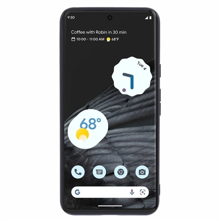 SUTENI H03 Para Google Pixel 7 Pro 5G Capa de Couro+TPU com Suporte para Cartão - Marrom