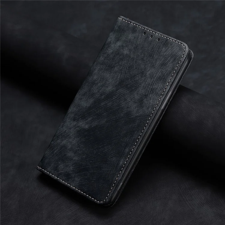 Für Samsung Galaxy S23 Brieftasche Handyhülle RFID-blockierend PU-Leder Abdeckung - Schwarz
