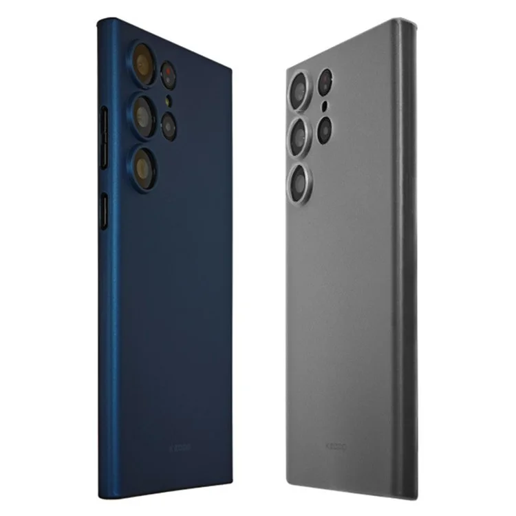 KZDOO Air Skin Series For Samsung Galaxy S24 Ultra Case Ultra Thin Frosted Phone Cover - Blue