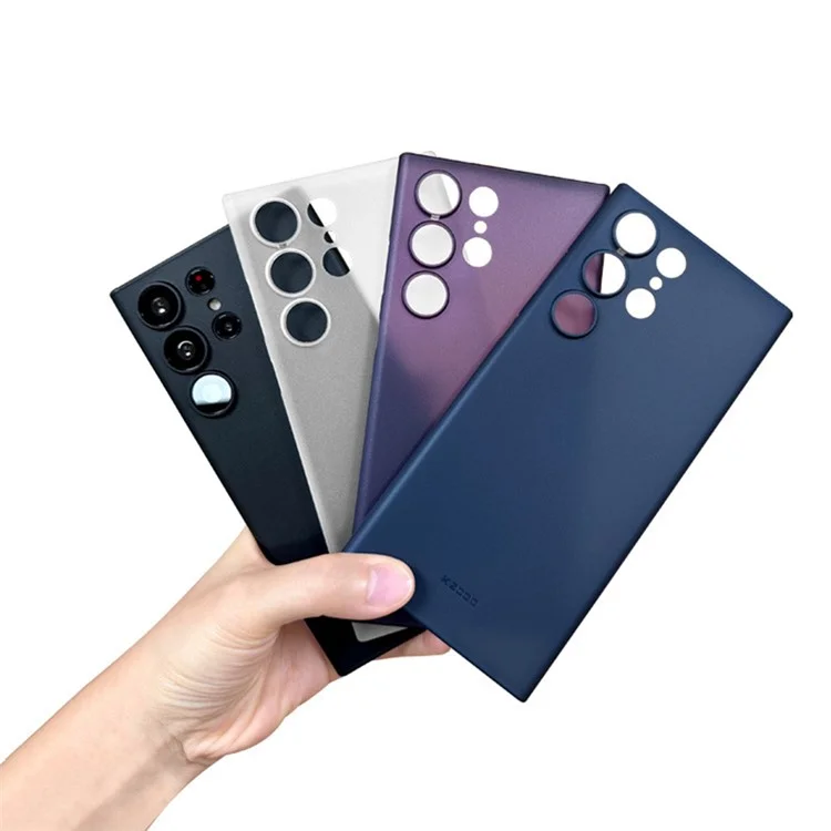 KZDOO Air Skin Series For Samsung Galaxy S24 Ultra Case Ultra Thin Frosted Phone Cover - Blue