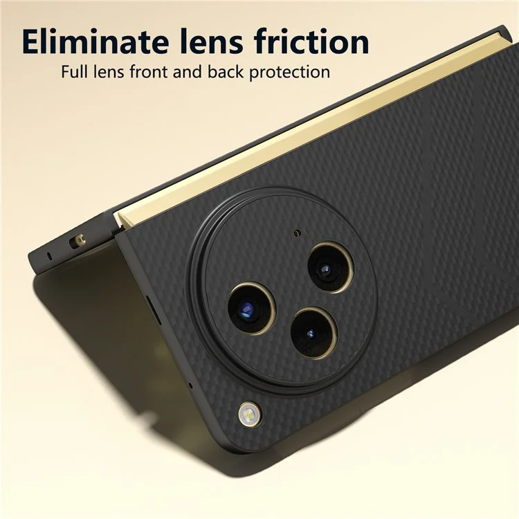 Funda para Oppo Find N3 5G, textura mate, dura, PC a prueba de golpes - Negro