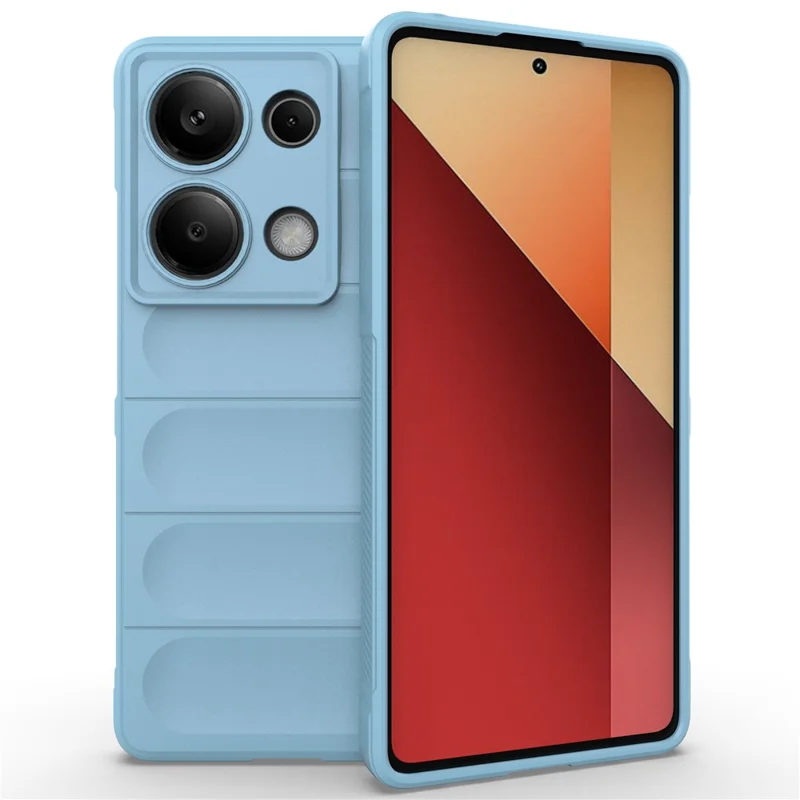 For Xiaomi Redmi Note 13 Pro 4G Cell Phone Case Drop Protection TPU Protective Cover - Baby Blue