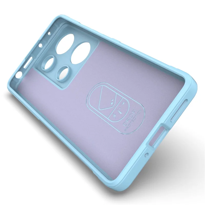 For Xiaomi Redmi Note 13 Pro 4G Cell Phone Case Drop Protection TPU Protective Cover - Baby Blue