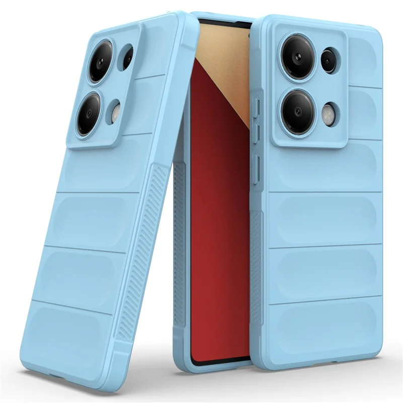 For Xiaomi Redmi Note 13 Pro 4G Cell Phone Case Drop Protection TPU Protective Cover - Baby Blue