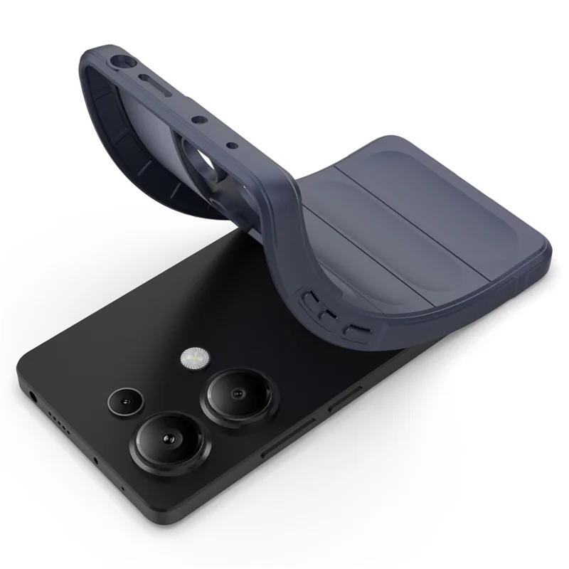 For Xiaomi Redmi Note 13 Pro 4G Cell Phone Case Drop Protection TPU Protective Cover - Dark Blue