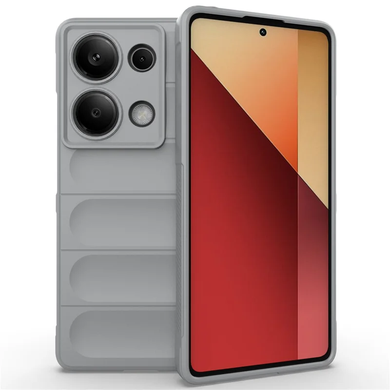 Для Xiaomi Redmi Note 13 Pro 4G Чехол для сотового телефона Защита от падения TPU Защитная крышка - Светло-серый