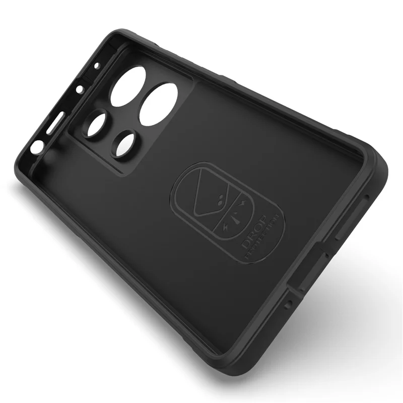 For Xiaomi Redmi Note 13 Pro 4G Cell Phone Case Drop Protection TPU Protective Cover - White