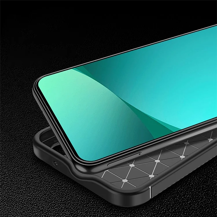 For Xiaomi 14 Ultra Case TPU Carbon Fiber Texture Shockproof Mobile Phone Cover