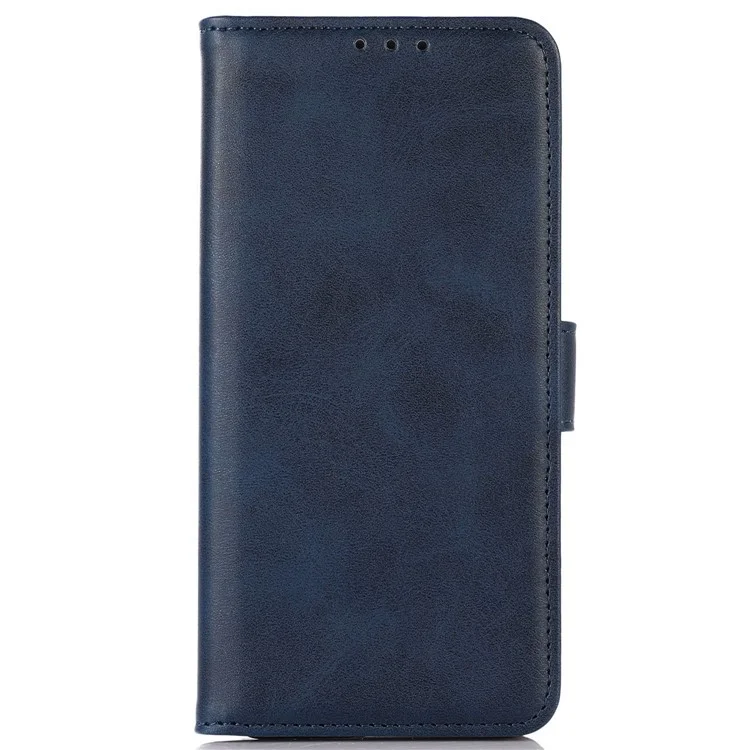 Para OnePlus Ace 3 5G / 12R 5G Case Folio PU PU Cubierta Protectora de Cuero - Azul