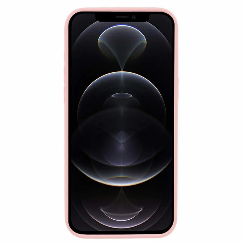 BJT Series For iPhone 12 Pro Max 6.7 inch Case Compatible with MagSafe TPU+Silicone Anti-drop Phone Shell - Pink