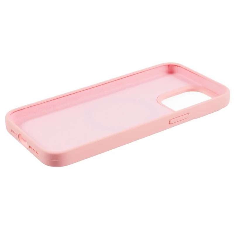 BJT Series For iPhone 12 Pro Max 6.7 inch Case Compatible with MagSafe TPU+Silicone Anti-drop Phone Shell - Pink
