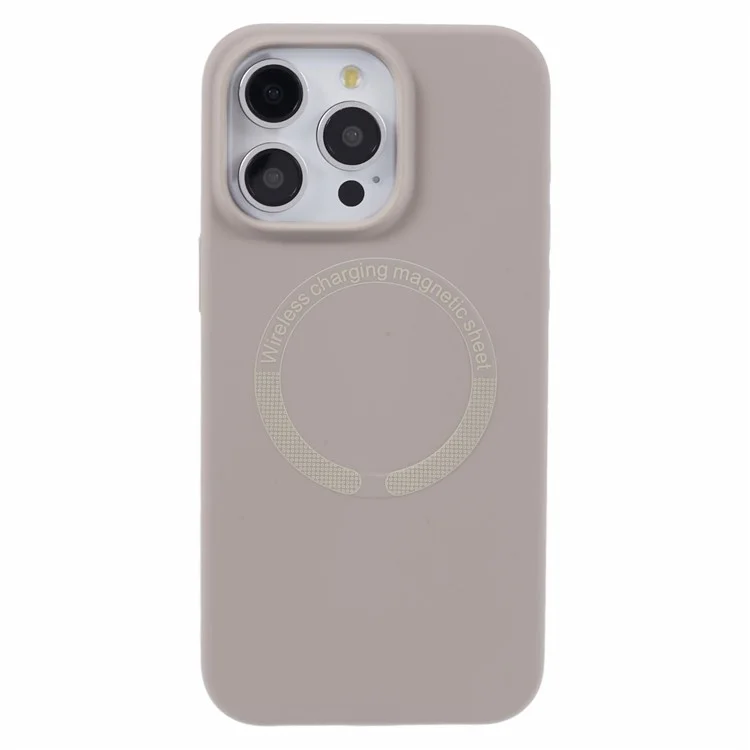 BJT Series Magnetic Case for iPhone 14 Pro Cover Soft Fabric Lining Phone Protector - Grey