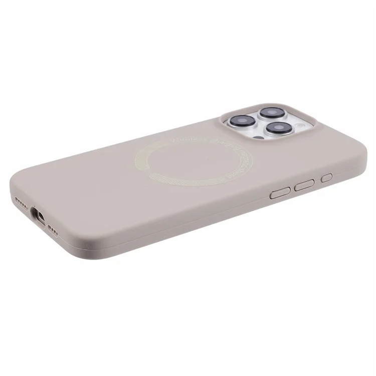 BJT Series Magnetic Case for iPhone 14 Pro Cover Soft Fabric Lining Phone Protector - Grey