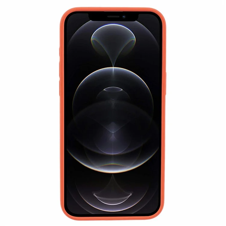 BJT Series Case for iPhone 12 Pro 6.1 inch / 12 6.1 inch Shell TPU+Silicone Cover Compatible with MagSafe - Orange