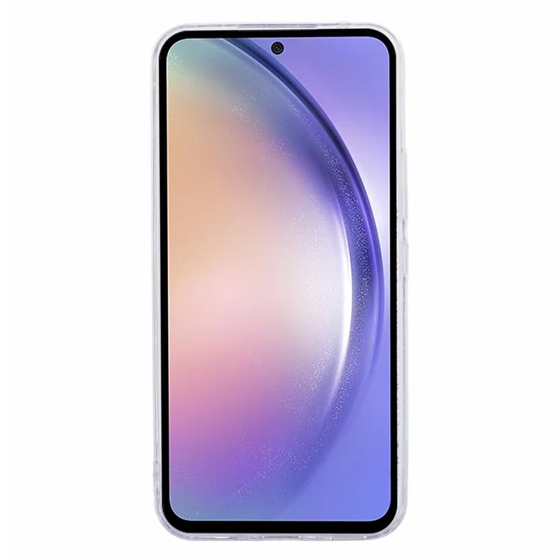 For Samsung Galaxy A15 4G / 5G Case Bump Proof Glittery Phone TPU Cover - Purple