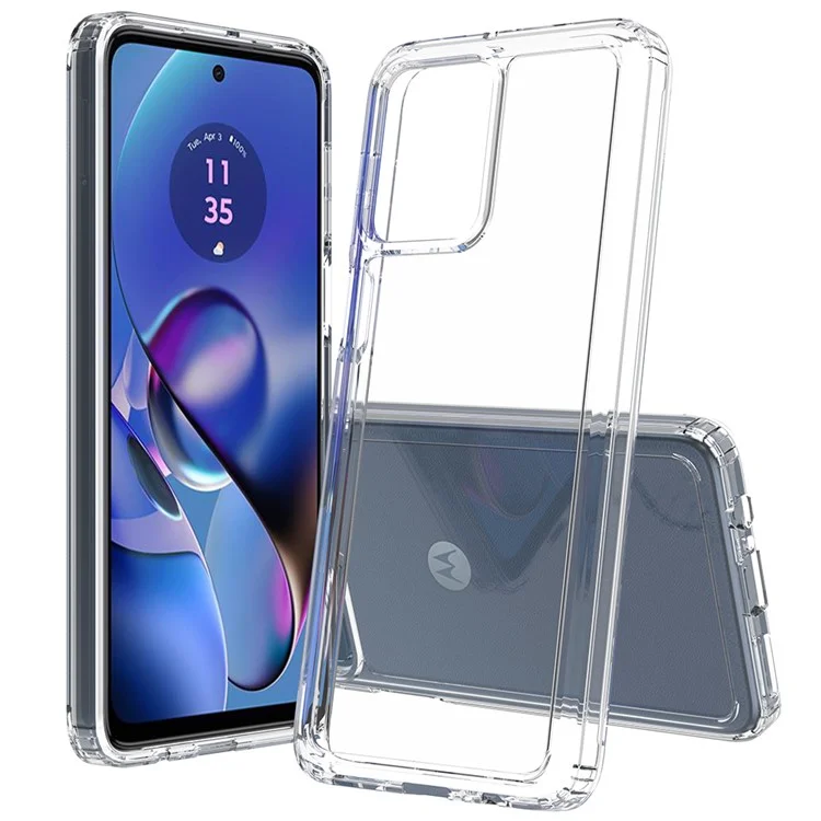 Para Motorola Moto G54 5G Case TPU+Acrylic Phone Cover Ultra Transparente