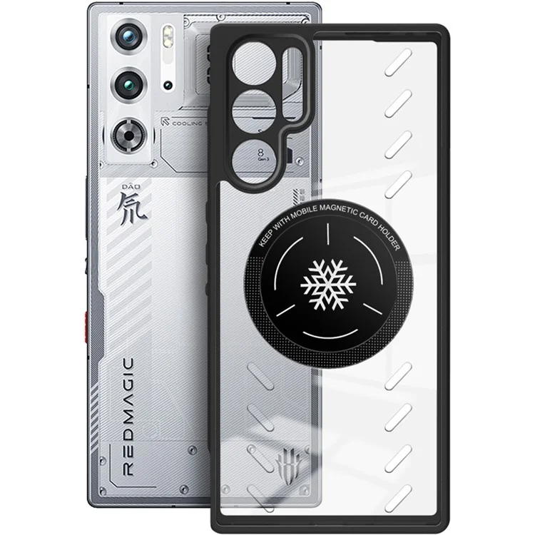 Série IMAK UX-9A pour ZTE nubia Red Magic 9 Pro 5G / 9 Pro+ 5G / 9S Pro 5G / 9S Pro+ 5G  Coque transparente avec dissipation de chaleur PC+TPU