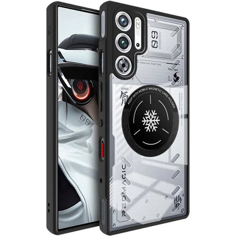 Série IMAK UX-9A pour ZTE nubia Red Magic 9 Pro 5G / 9 Pro+ 5G / 9S Pro 5G / 9S Pro+ 5G  Coque transparente avec dissipation de chaleur PC+TPU