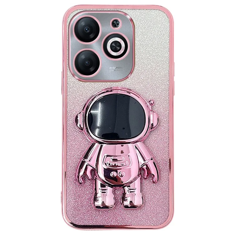 For Transsion Infinix Smart 8 4G / Hot 40i / Tecno Spark Go 2024 4G / Spark 20 Case PC+TPU Phone Shell - Pink