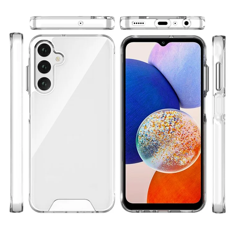 Space Series Per Samsung Galaxy A55 5G Custodia Chiara TPU+PC Grado Militare Anti-caduta Guscio del Telefono