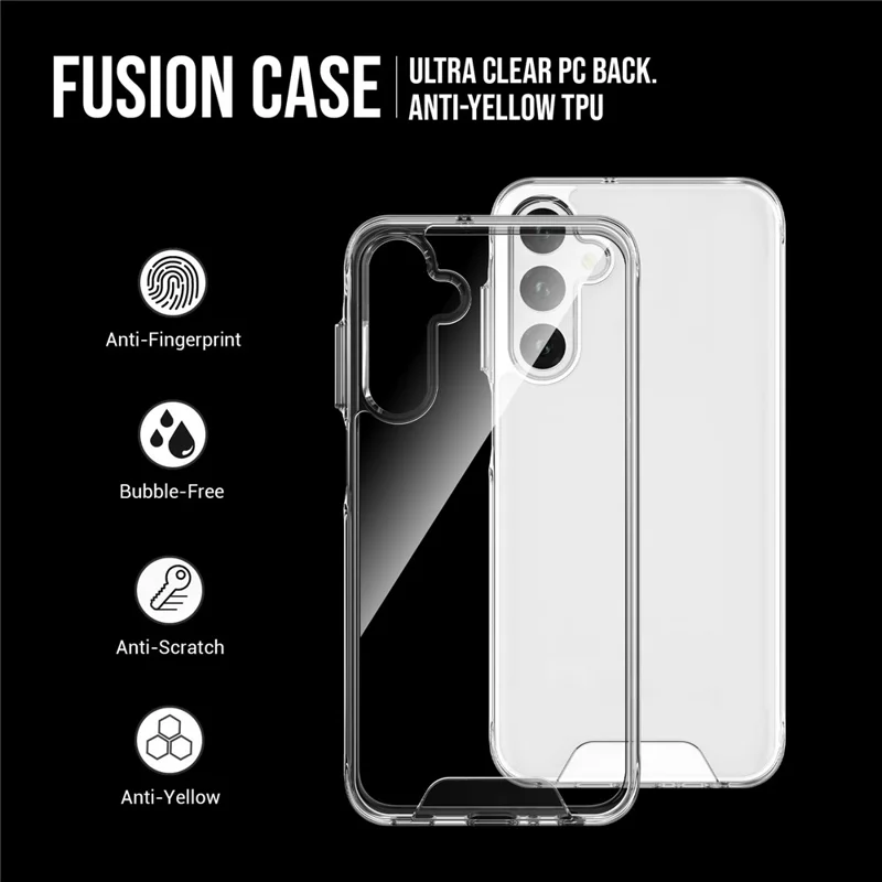 Space Series For Samsung Galaxy A35 5G Cell Phone Cases Anti-yellowing Clear TPU+PC Protective Shell