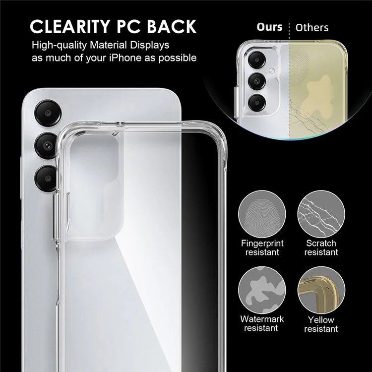 For Samsung Galaxy A05s 4G Drop Proof PC + TPU Case Super Clear Phone Cover