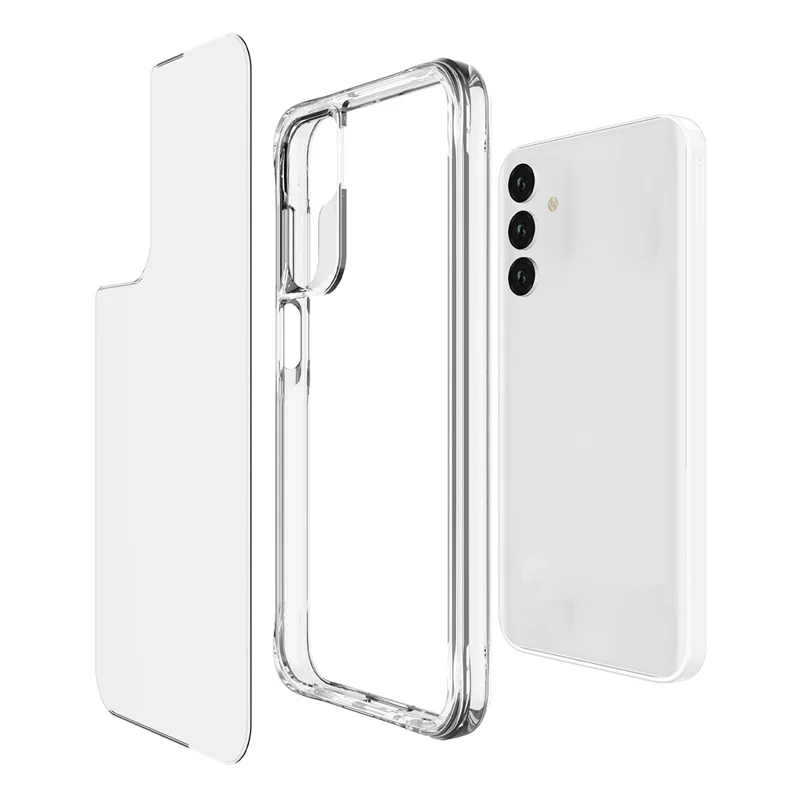 Voor Samsung Galaxy A55 5G krasbestendig PC + TPU-hoesje Superhelder telefoonhoesje