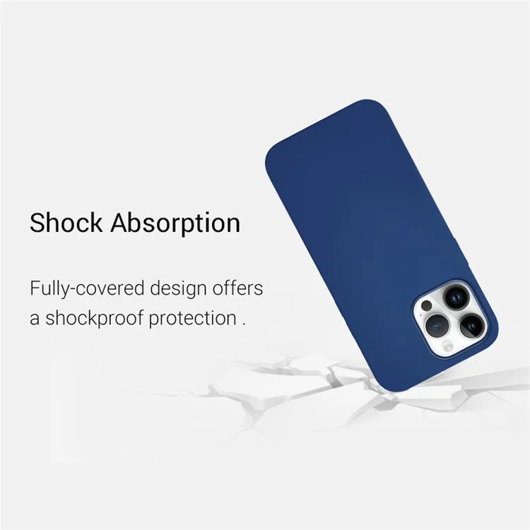 KZDOO iCoat для iPhone 15 Pro Чехол-накладка из пищевого силикона - Черный