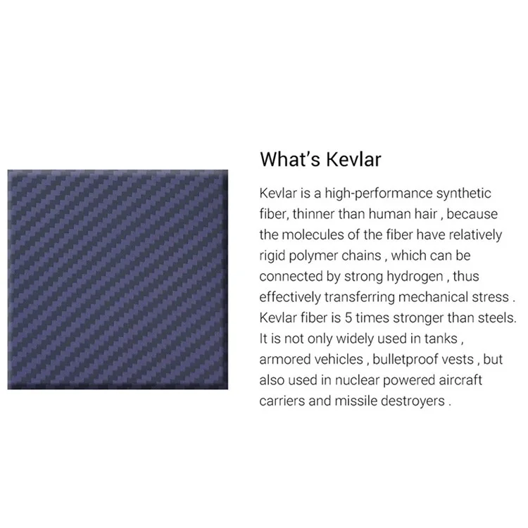 KZDOO For iPhone 15 Pro Cell Phone Cases Real Kevlar Aramid Fiber Scratch-proof Cover - Purple