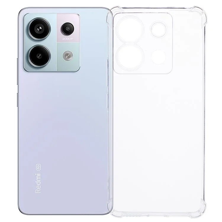 Pour Xiaomi Redmi Note 13 Pro 5G / Poco X6 5G Étui anti-chute avec protection des coins en TPU Housse de téléphone