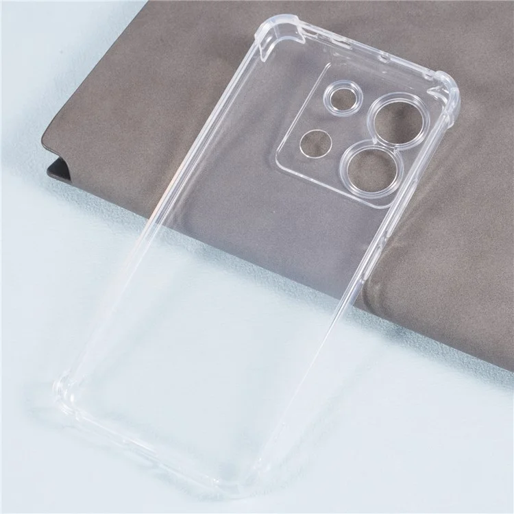 Pour Xiaomi Redmi Note 13 Pro 5G / Poco X6 5G Étui anti-chute avec protection des coins en TPU Housse de téléphone