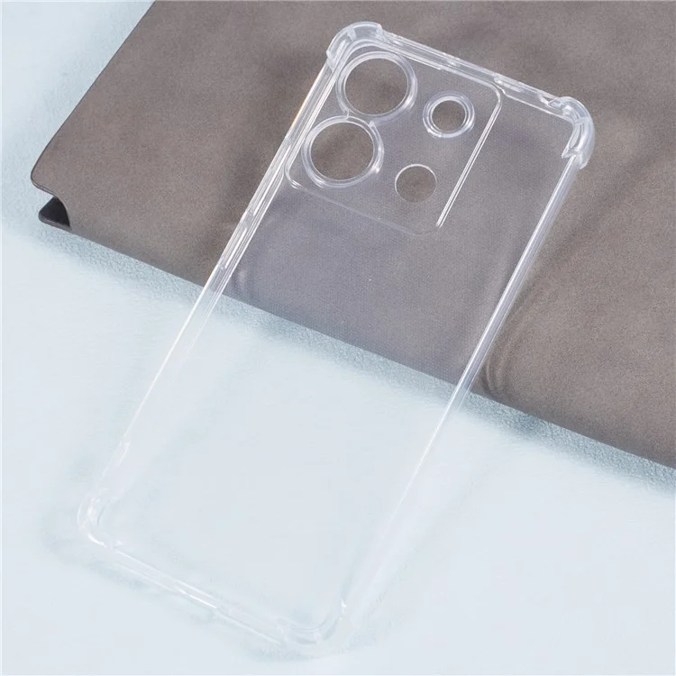 Pour Xiaomi Redmi Note 13 Pro 5G / Poco X6 5G Étui anti-chute avec protection des coins en TPU Housse de téléphone