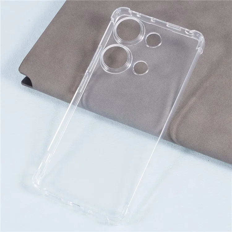 Für Xiaomi Redmi Note 13 Pro 4G / Poco M6 Pro 4G Case Transparent TPU Handyhülle Anti-Drop