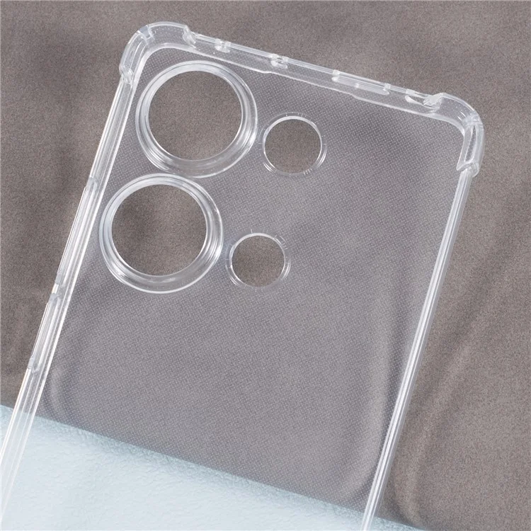 Für Xiaomi Redmi Note 13 Pro 4G / Poco M6 Pro 4G Case Transparent TPU Handyhülle Anti-Drop