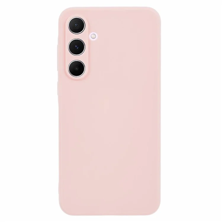 Para Samsung Galaxy A35 5G Case Lens Precise Cutout Soft TPU Phone Cover - Pink