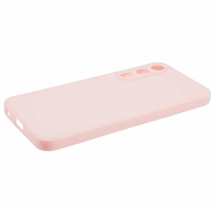 Para Samsung Galaxy A35 5G Case Lens Precise Cutout Soft TPU Phone Cover - Pink