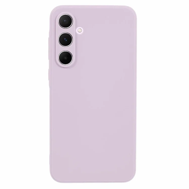 For Samsung Galaxy A35 5G Case Lens Precise Cutout Soft TPU Phone Cover - Purple